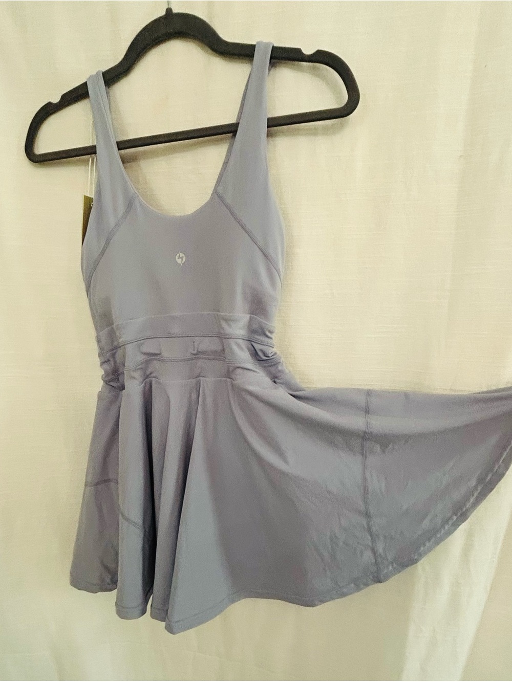 PopFlex Activewear Twirl Lavender Scoop Neck Athletic Skater Dress - Picture 16 of 16